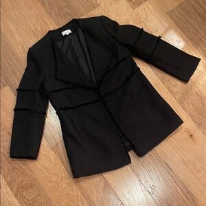 LOFT Black Tweed Blazer